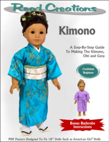 Kimono for 18" dolls